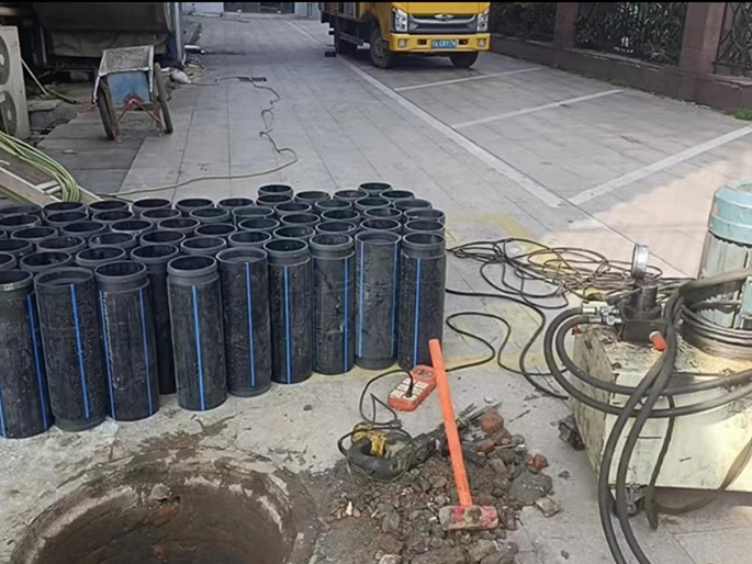 坦洲镇PE置换管厂家 DN315置换管 非开挖管短管置换